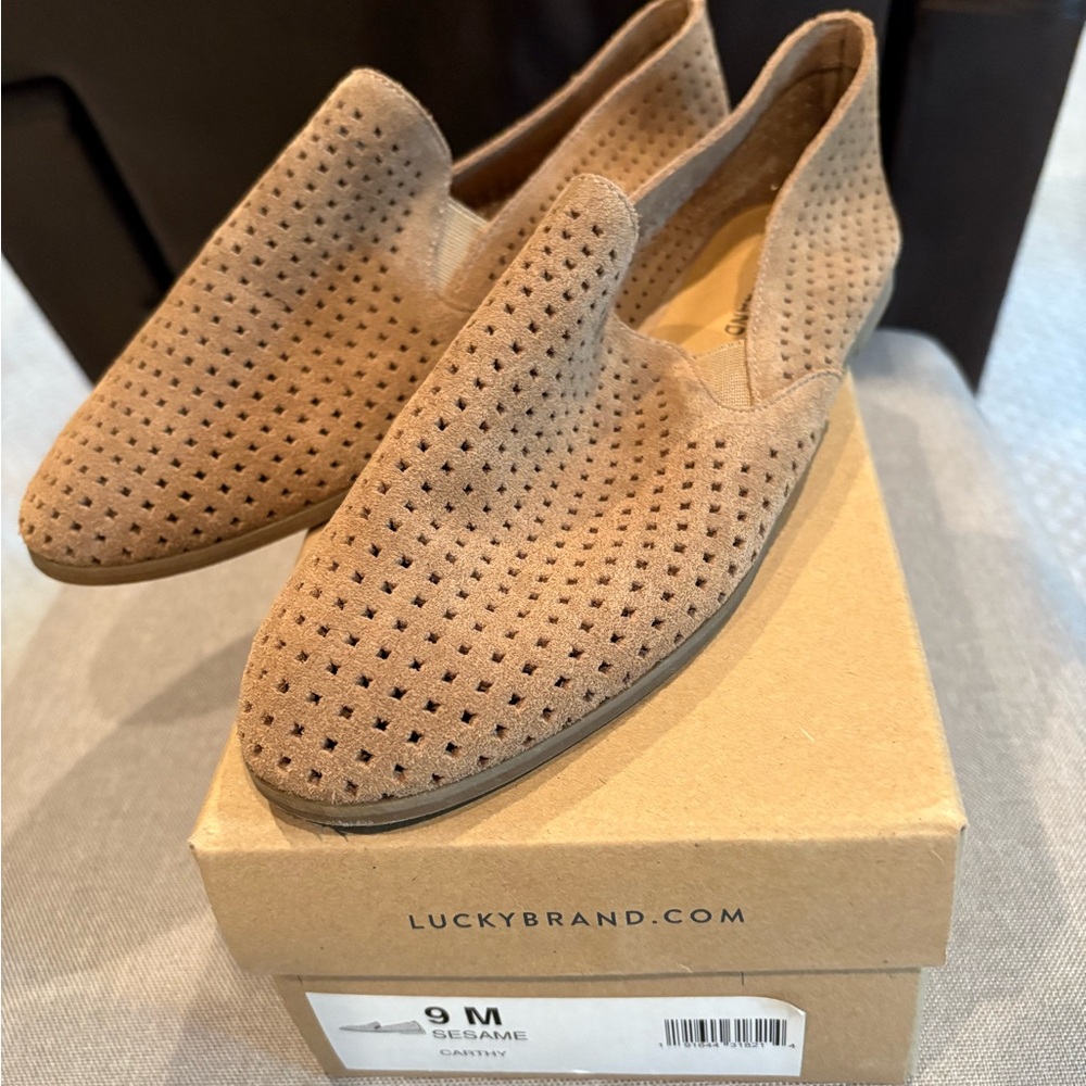 Lucky Brand Tan Loafers